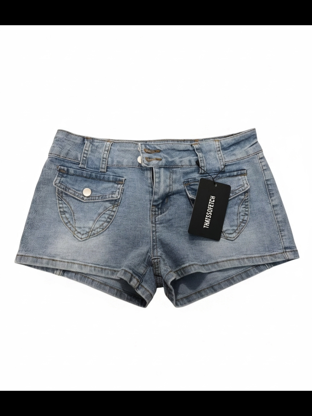 NWT Thatssofetch Y2k Low Rise Shorts Size 6